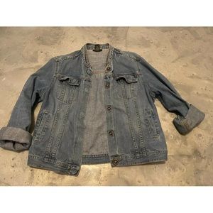 The Limited denim jacket L jean